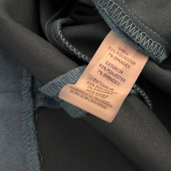 Calvin Klein Faux Suede Tulip Sleeve Sheath Dress - Teal Size 14 - Picture 10 of 10